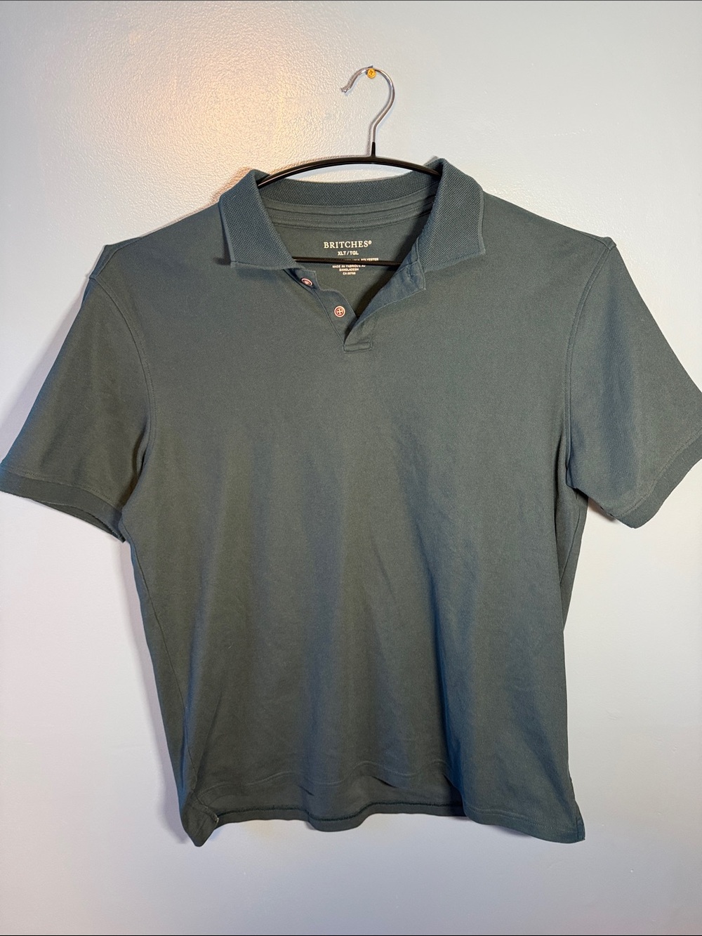 BRITCHES Classic Men's Polo in dark teal